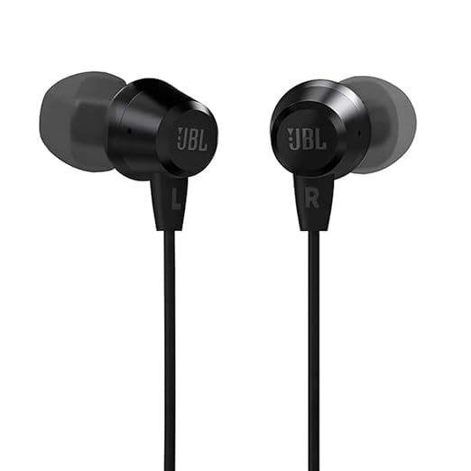 JBL T50Hi in Ear Wired Headphone with Noise Isolation Mic (Black)