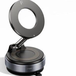 Tronzo Vacuum Magnetic Car Cellphone Holder 360° Reinforced 96LBS Ultra Suction Cup Cellphone Mount for MagSafe Cell Phone Holders for Your Car/Gym/Mirror Mount for iPhone & Android