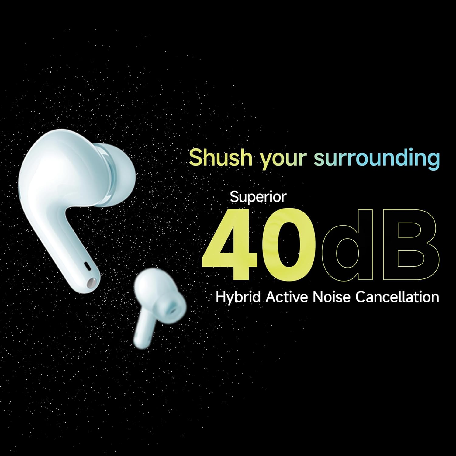 Redmi Buds 5C Bluetooth TWS in Ear Earbuds, Up to 40Db Hybrid Noise Cancellation, Quad Mic - Image 4