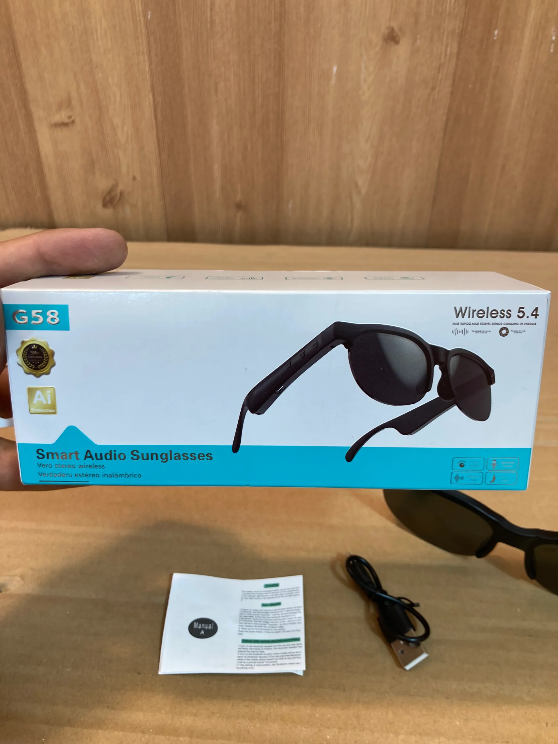 G58 Wireless Bluetooth Headset Smart Glasses