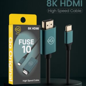 Ooge Type C to HDMI 8k Cable, 1.8M Cable Length,48GBPS Ultra High Speed