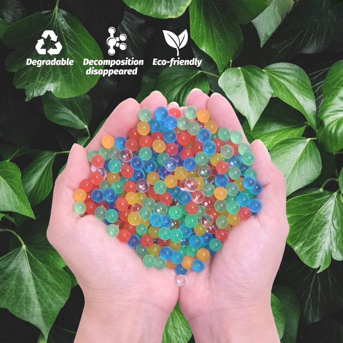 Gel Blaster Refill Ammo – 50,000 Rounds of 7-8mm Non-Toxic Water Beads for Gel Guns – Safe for Adults 15+ Pack of 5 – Also Ideal as Home Decor Vase (Purple) - Image 5