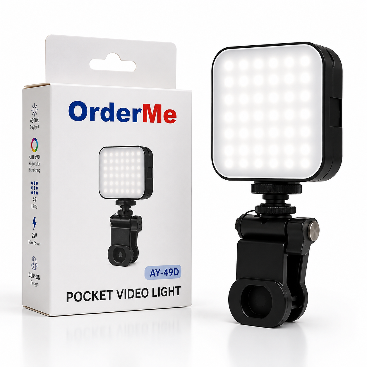 Order Me AY-49D Pocket LED Video Light