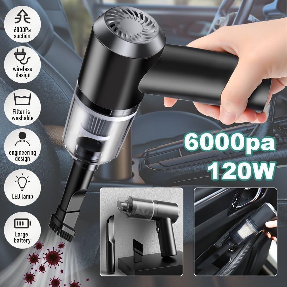 3-in-1 Portable Vacuum Cleaner 228 – Handheld, Blower & Suction Cleaner for Home & Car - Image 5