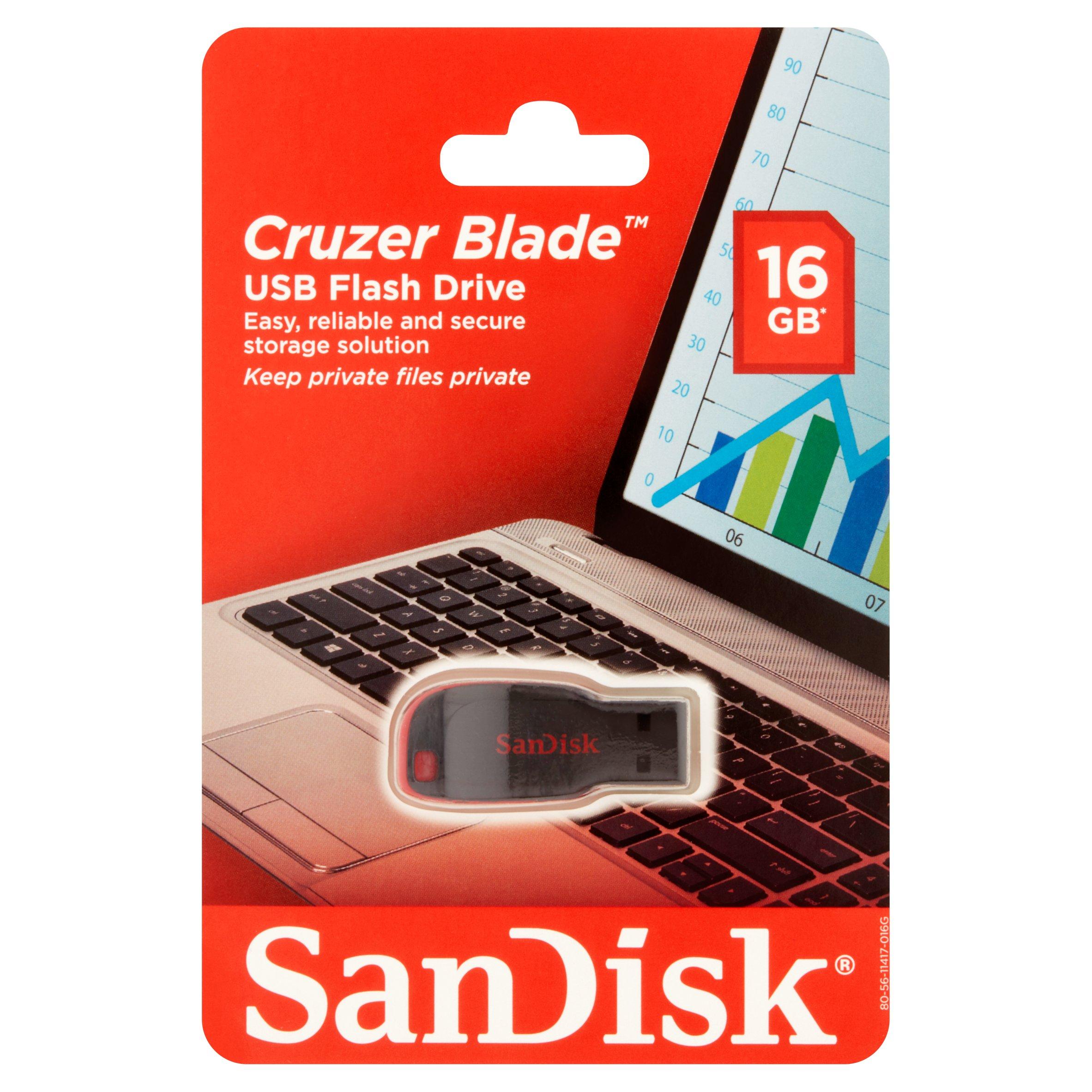 SanDisk Cruzer Blade 16GB USB 2.0 Pen Drive | Portable Flash Drive - Image 2