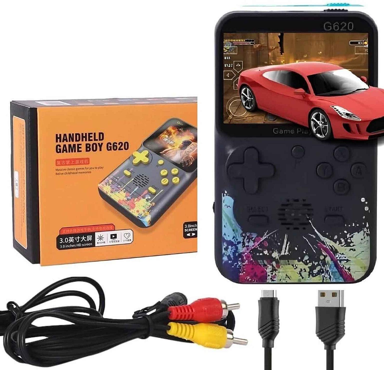 Gameboy G620 portable handheld game console with 3.5 inch screen and 500 plus classic games